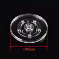 Turntable Acrylic 360 Rotating Display Stand Transparent Round Base Lazy Susan Jewelry Decor Swivel Plates Furniture Hardware Oasis Select 4 inch