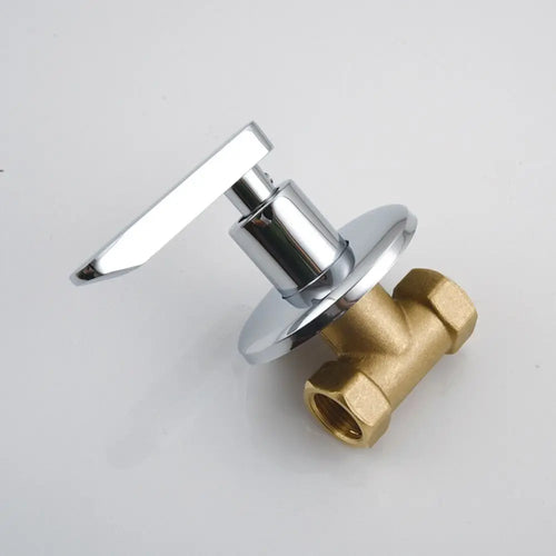 1/2" & 3/4" Brass Shower Stop Valve | Quarter Turn Solar Switch Brass Stop Valve Oasis Select C 1-2