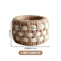 Hand Woven Linen Napkin Ring | Wedding & Holiday Table Décor