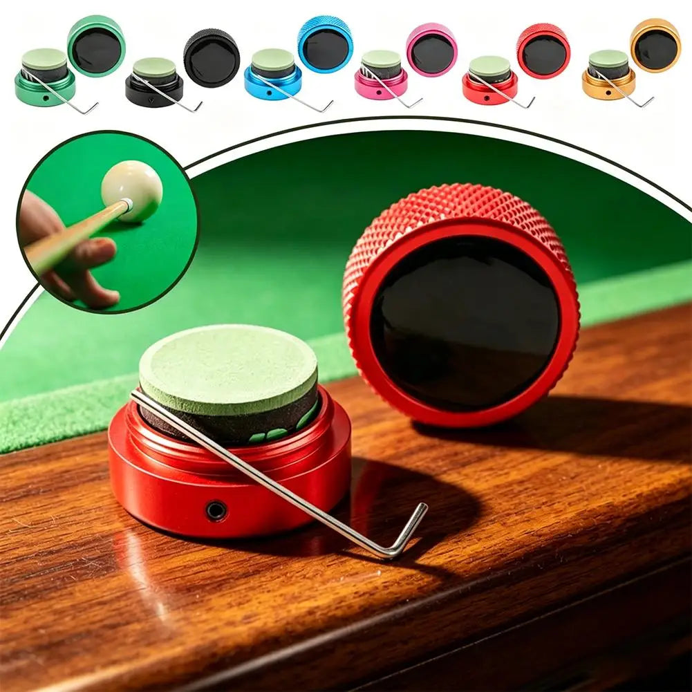 Silent Magnetic Billiard Chalk Holder Aluminum Alloy Portable Pool Billiards Powder Holder Bag Billiard Snooker Accessories Oasis Select