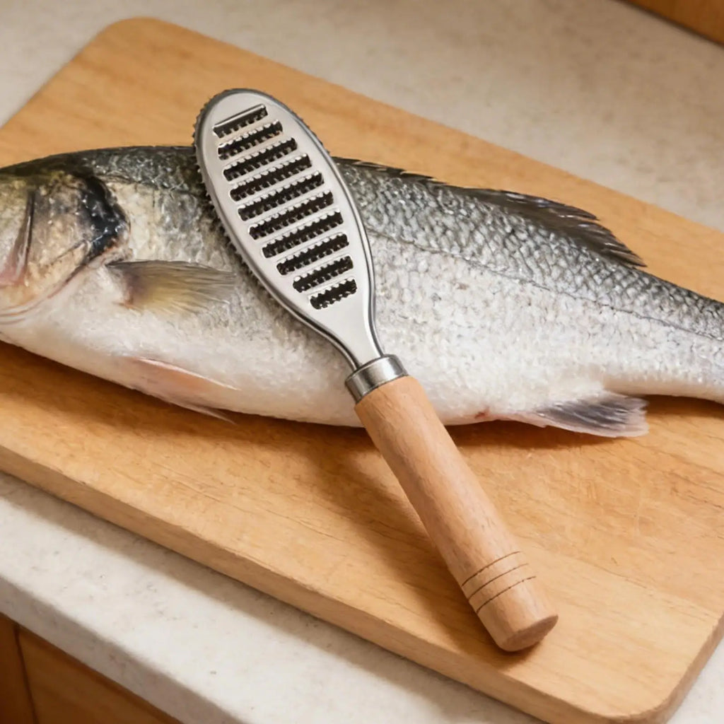 Stainless Steel Fish Scales Removal Grater brush Cleaning Peeler Scraper bone scaler Tools Fast Cleaner Skin Brush Peeler Oasis Select