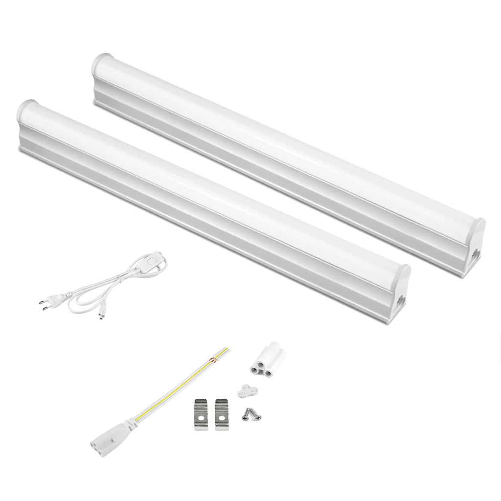 T5 T8 Fluorescent Lamp Aluminum LED Light Bar 29cm 30cm 110V 220V LED Lamp Integration Tube Indoor Kitchen Lighting Wall Lamp Oasis Select