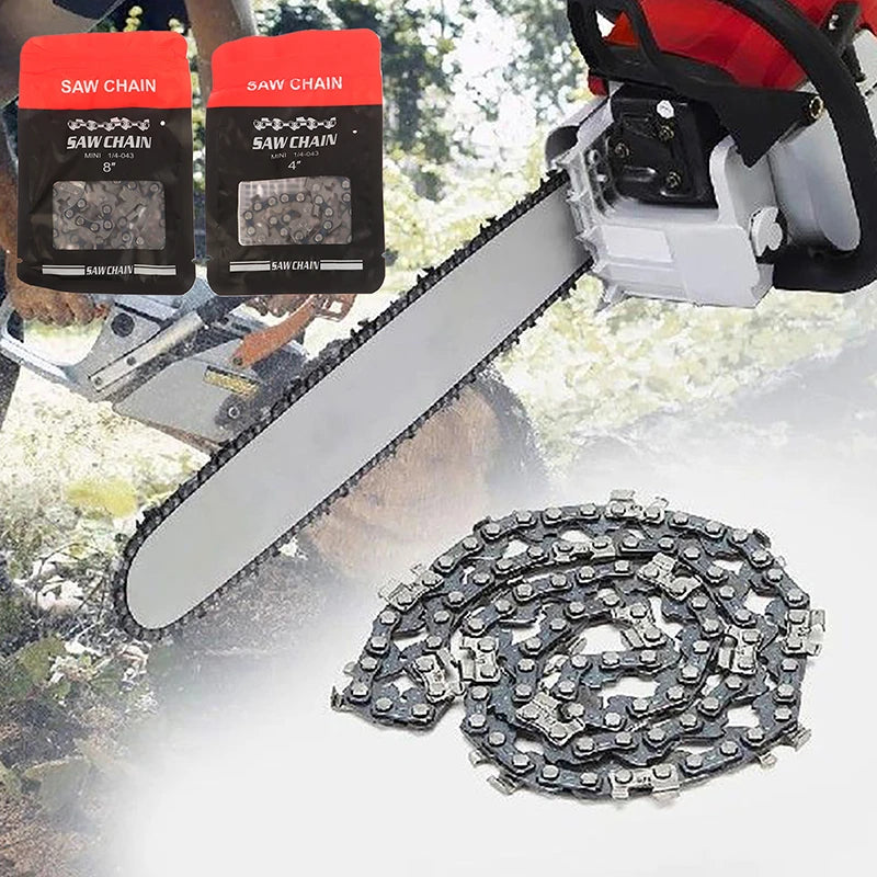 4/6/8/12/14/16 Inch Metal Chainsaw Chain Spare Parts Link Chainsaw Saw Chain Blade For Electric Saw Accessories Wood Cutting Oasis Select