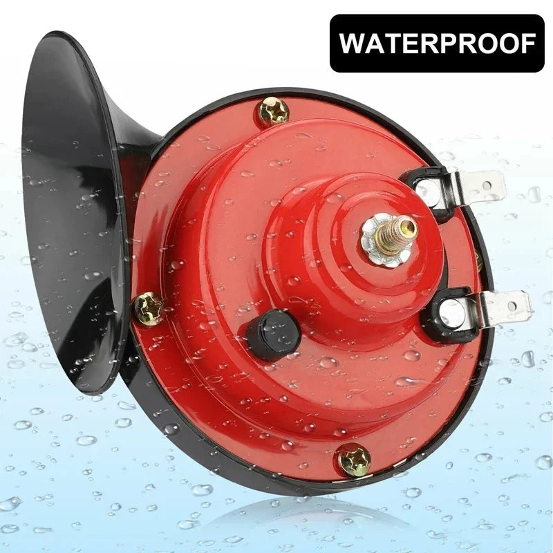 1Pack 300DB Piercing Noise Train Horn for 12V/24V Power Resources Car-Boat Bikes Heavy-Duty Horn Speaker Auto Sound Indicator Oasis Select