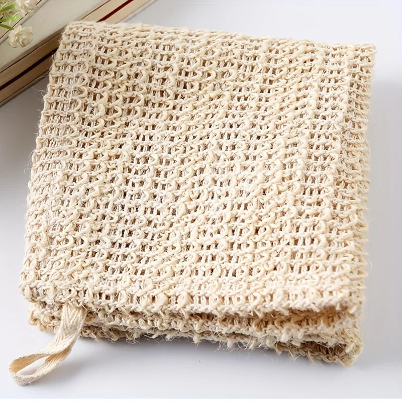 Cotton & Linen Exfoliating Scrub Towel | Face & Body Bath Cloth Exfoliating Scrub Cloth Oasis Select