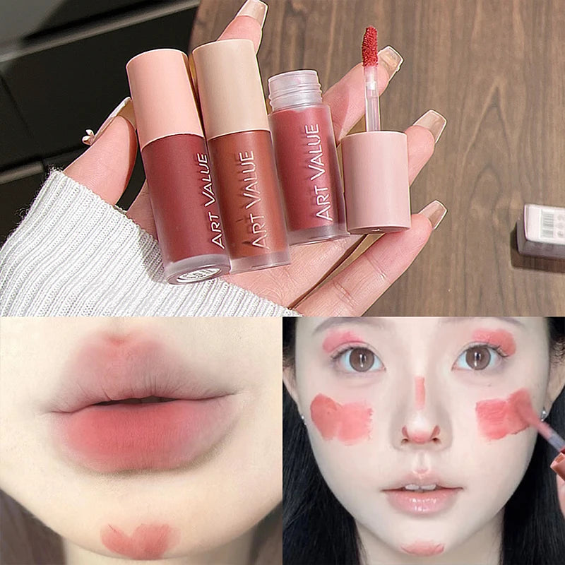 Art Value 4-Color Dual-Use Lip & Cheek Cream Blush Tint