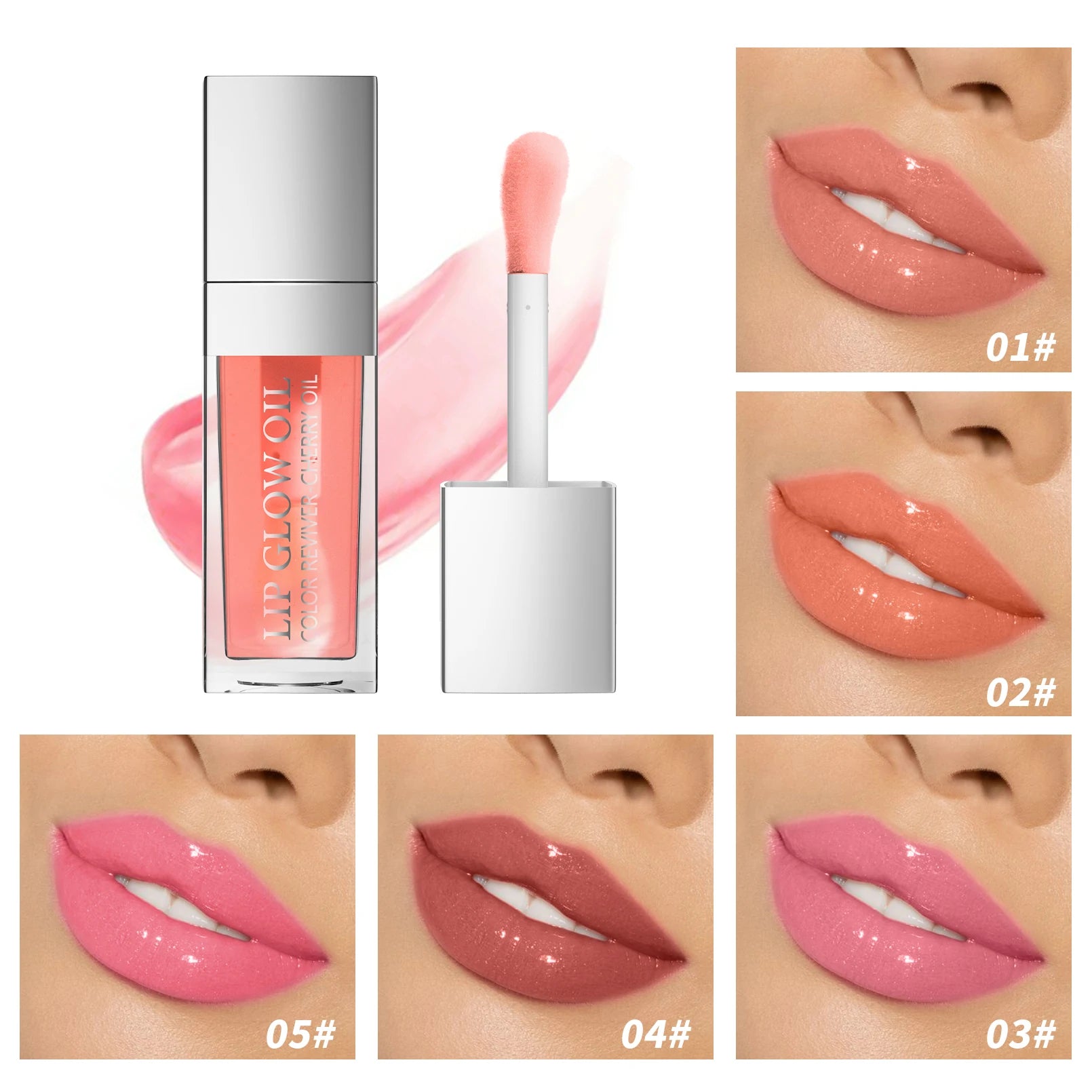 Hello Kiss Crystal Jelly Tinted Lip Oil & Plumping Gloss 8ml