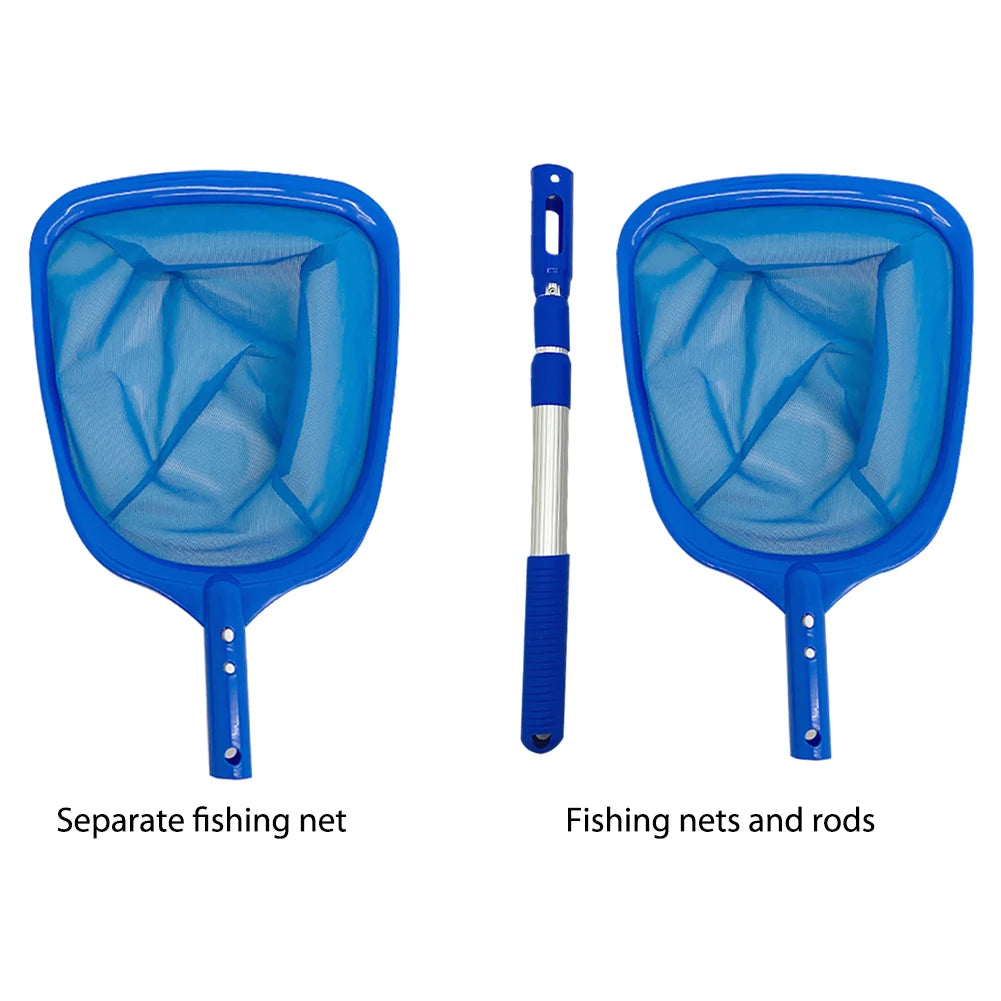 Pool Skimmer Net with Telescopic Rod – Leaf & Debris Catcher Pool Skimmer Net Oasis Select
