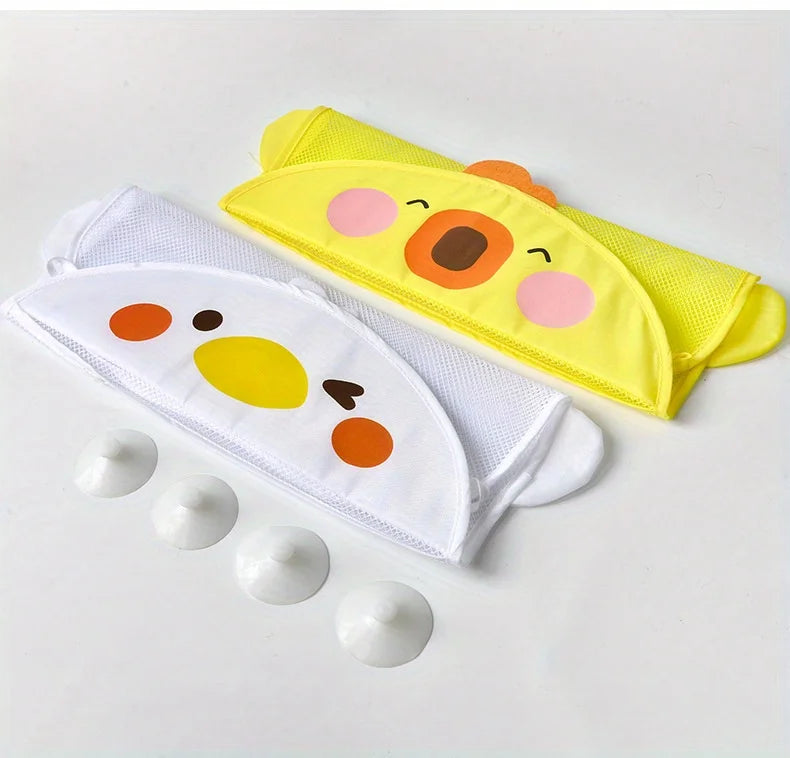 Mesh Baby Bath Toy Storage Bags Sucker Design Baby Bath Organizers for Bathtub Toys Cartoon Animal Cloth Sand Toys Storage Net Oasis Select