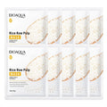 BIOAQUA Rice Raw Pulp Face Mask – Whitening & Hydrating 10pk Sheet Face Mask Oasis Select 10pcs