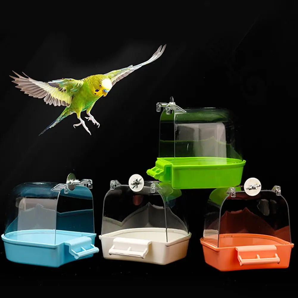 Hanging Bird Bath Is Waterproof Wear-resistant And Easy To Clean Cage-style External Bath For Birds Such As Parrots And Myn Oasis Select