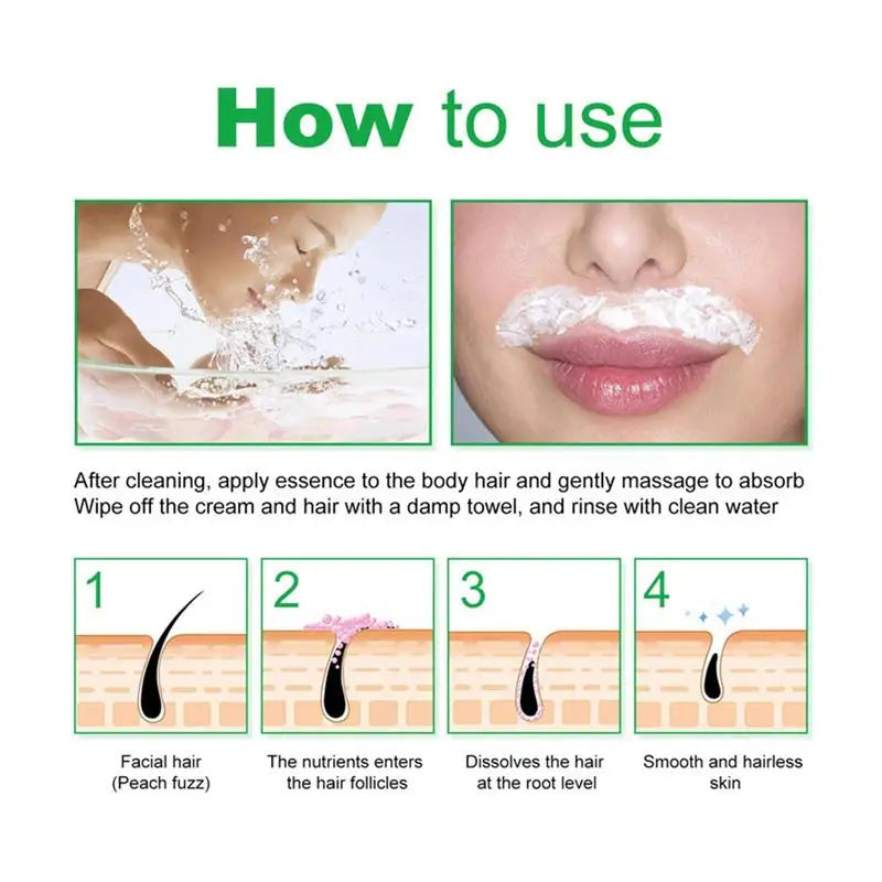 Aloe Depilatory Cream – Gentle Hair Removal for Sensitive Skin Hair Removal Cream Oasis Select