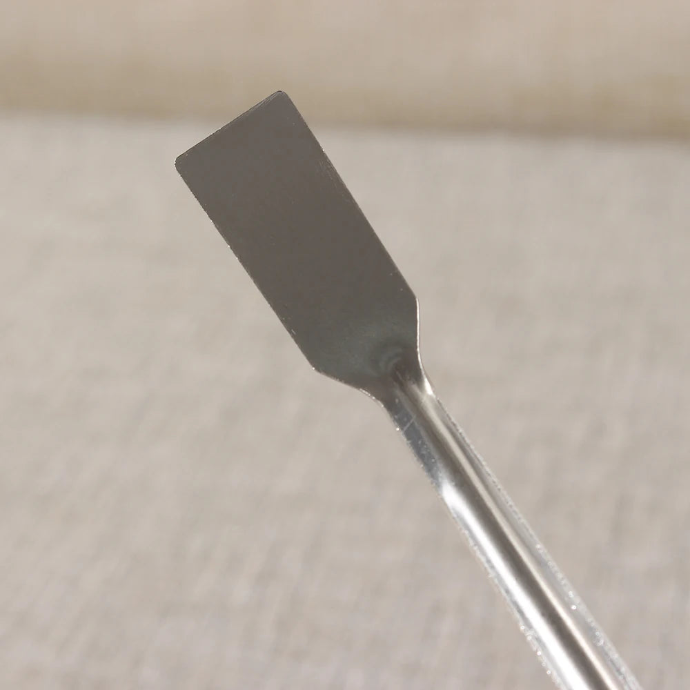 Double-Ended Stainless Steel Lab Spoon & Spatula 200mm