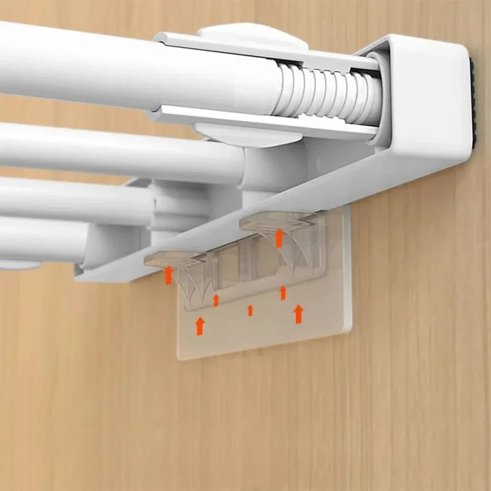 6/12pcs Wardrobe Divider Brackets Non-Marking Sticky Kitchen Cabinet Divider Brackets Anti-Side Slip Layer Support Brackets Oasis Select