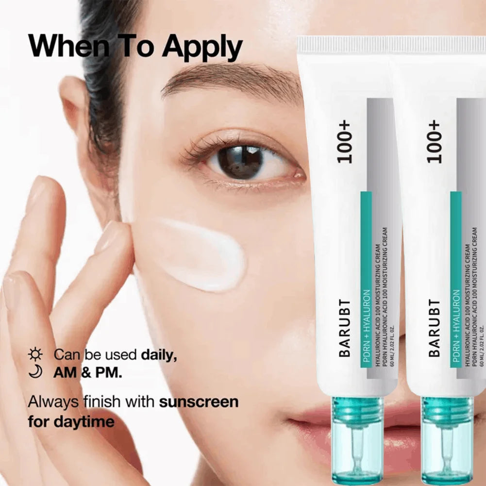 PDRN+ Hyaluronic Acid Face Cream – Triple Molecular Moisturizer Hyaluronic Face Cream Oasis Select