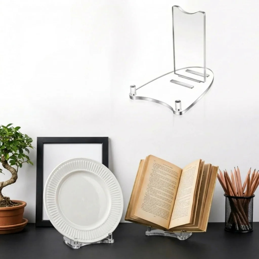 Adjustable Clear Acrylic Display Stand Easel – 7–12 Inch
