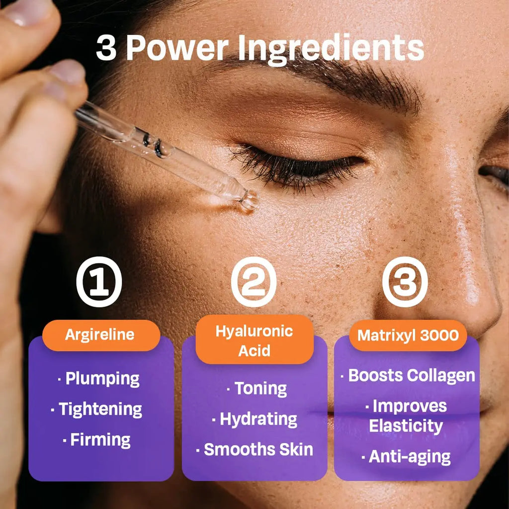 Matrixyl 3000, Hyaluronic Acid & Vitamin C Face Serum 2-Pack Face Serum Set Oasis Select