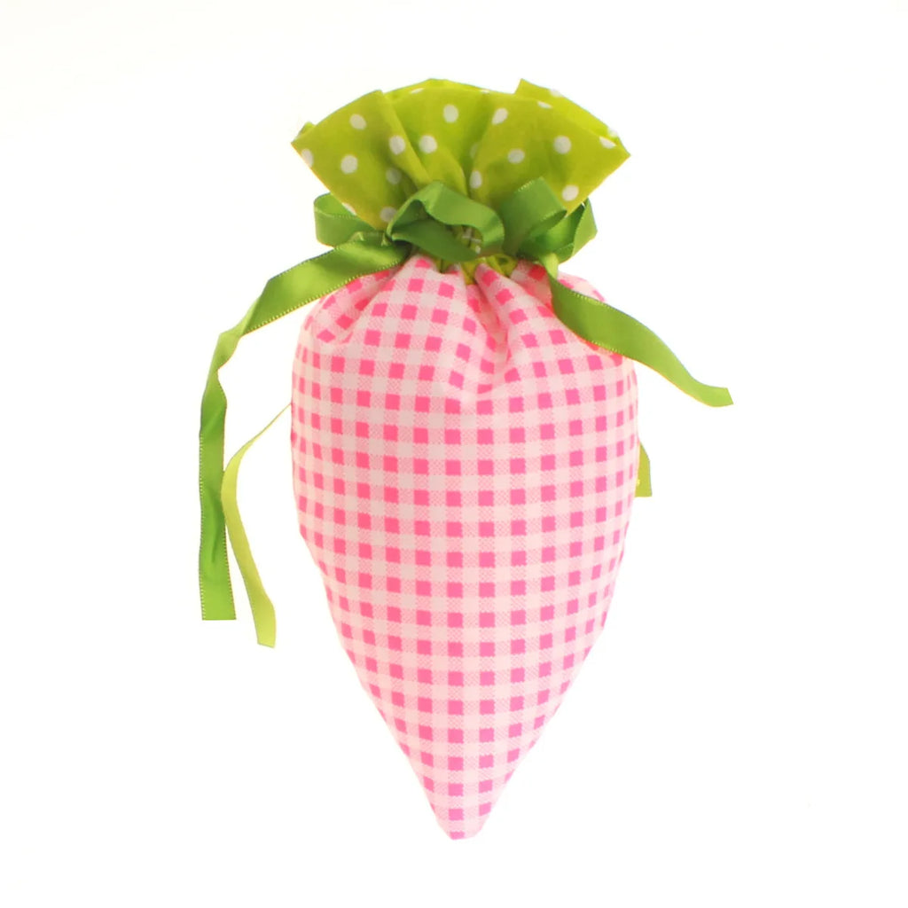 Easter Carrot Drawstring Gift Bag | Cute Velvet Candy Bag