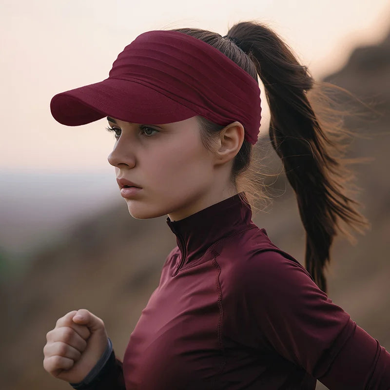 Quick-drying sports open-top sun hat - suitable for both men and women. Fashionable adult sun hat for spring, autumn and summer. Oasis Select