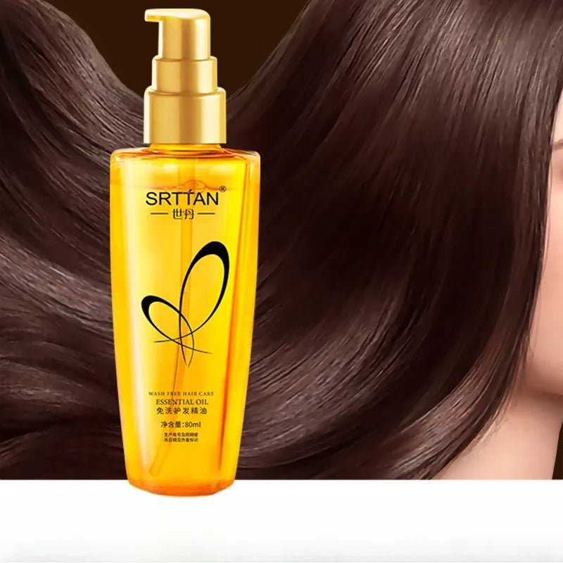 No Wash Hair Care Essential Oil, Soft Hair Care, No Wash Non Greasy, Hair Oil, Suitable for All Hair Types Oasis Select