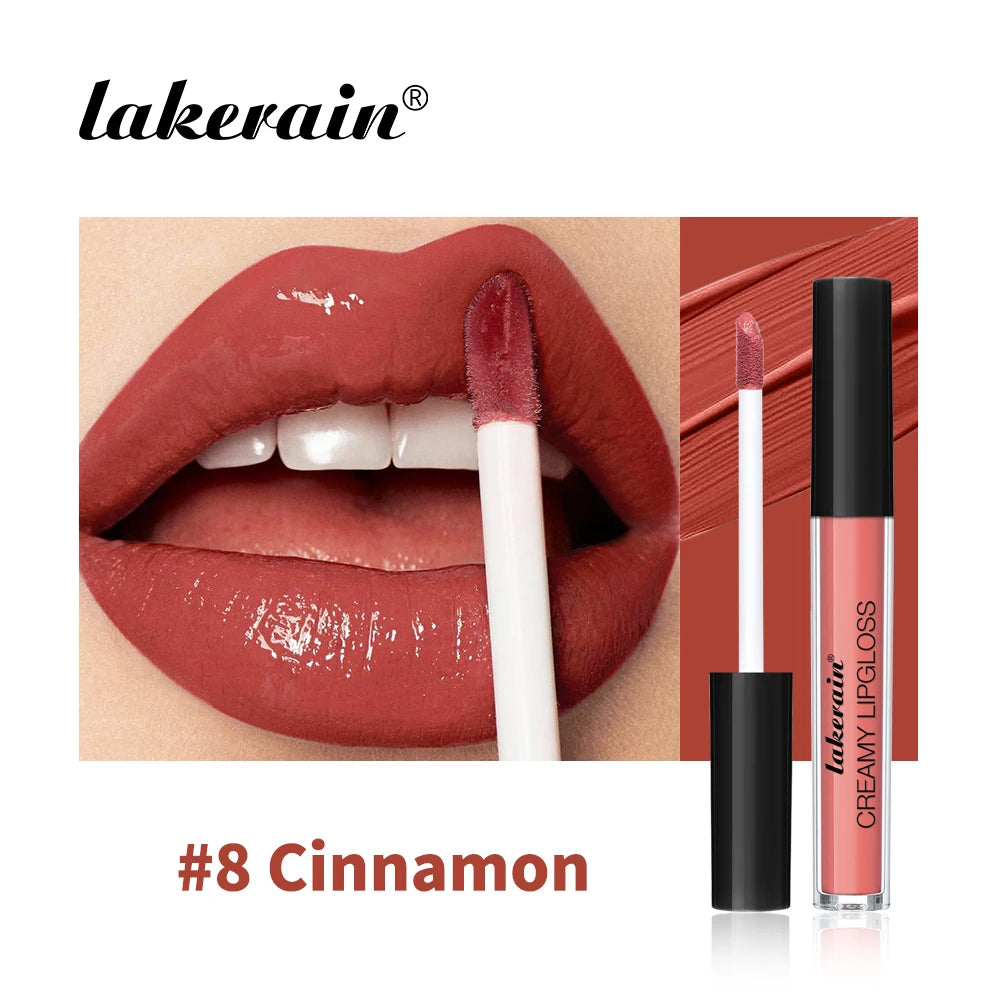 Waterproof Lip Stain 8 Colors Creamy Lip Gloss Long Lasting Non Fading Moisturizing Velvet Liquid Lipstick Moisture Makeup Oasis Select 1pc 8