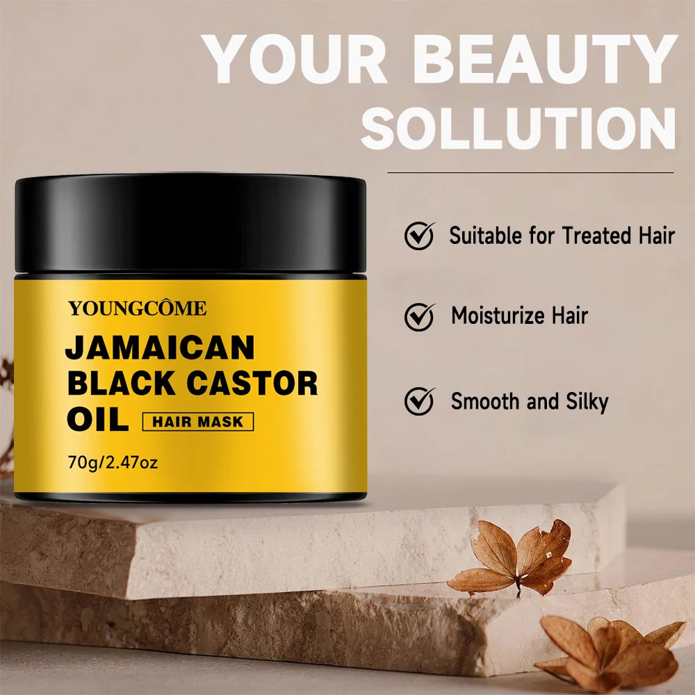 Jamaican Black Castor Oil Hair Mask – Deep Nourishing Treatment Hair Mask Treatment Oasis Select