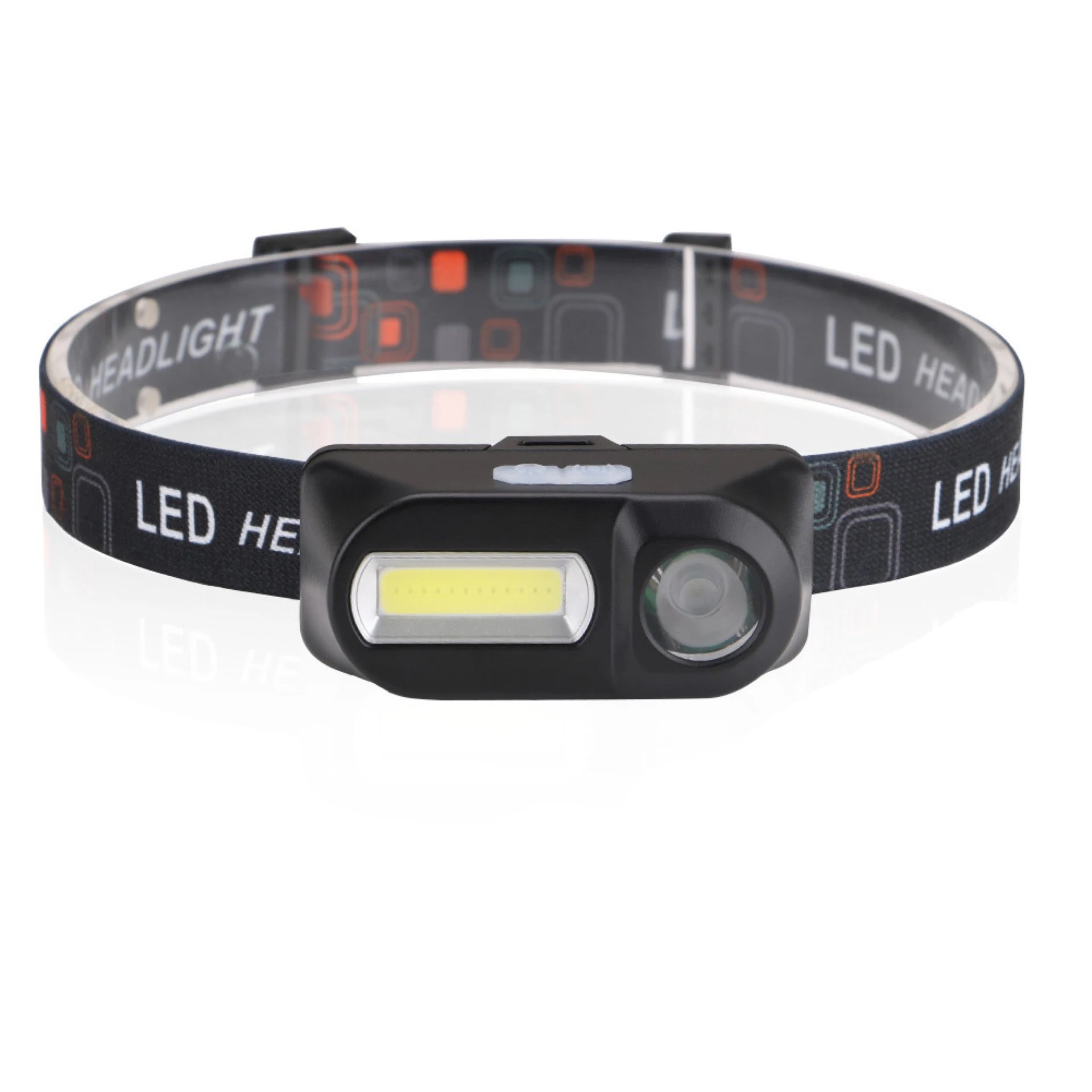 Fishing LED Headlamp Camping Light Portable Mini XPE COB USB Head Lamp Fishing Headlight Flashlight Torch Use 18650 Oasis Select T011-A