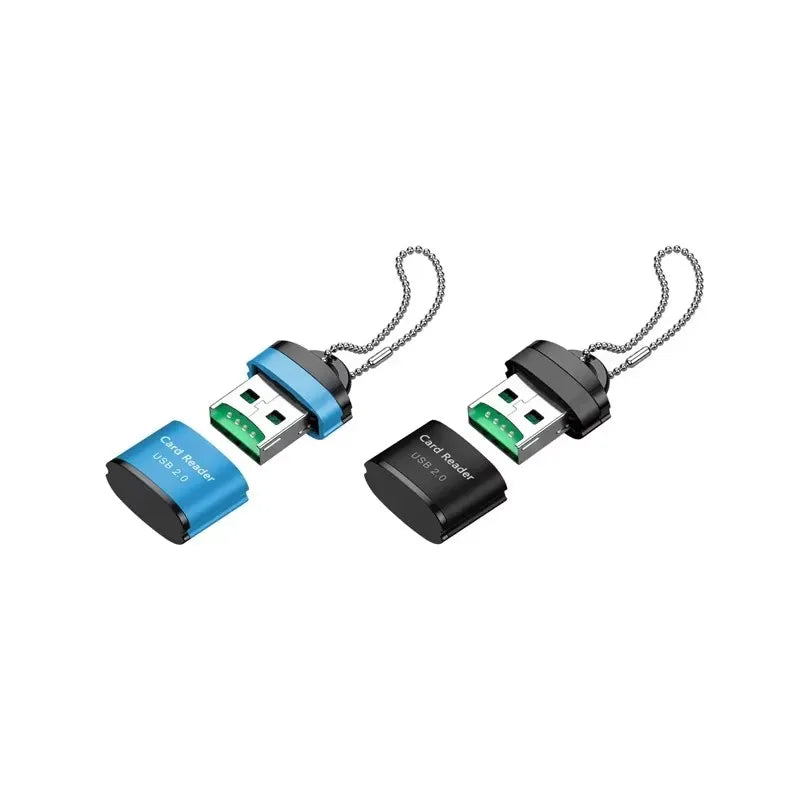 1/2/3pcs Mini High Speed USB 2.0 Card Reader SD Memory Card Adapter For PC Computer Laptop Notebook Car Micro SD Card Reader Oasis Select 2pcs mix 1