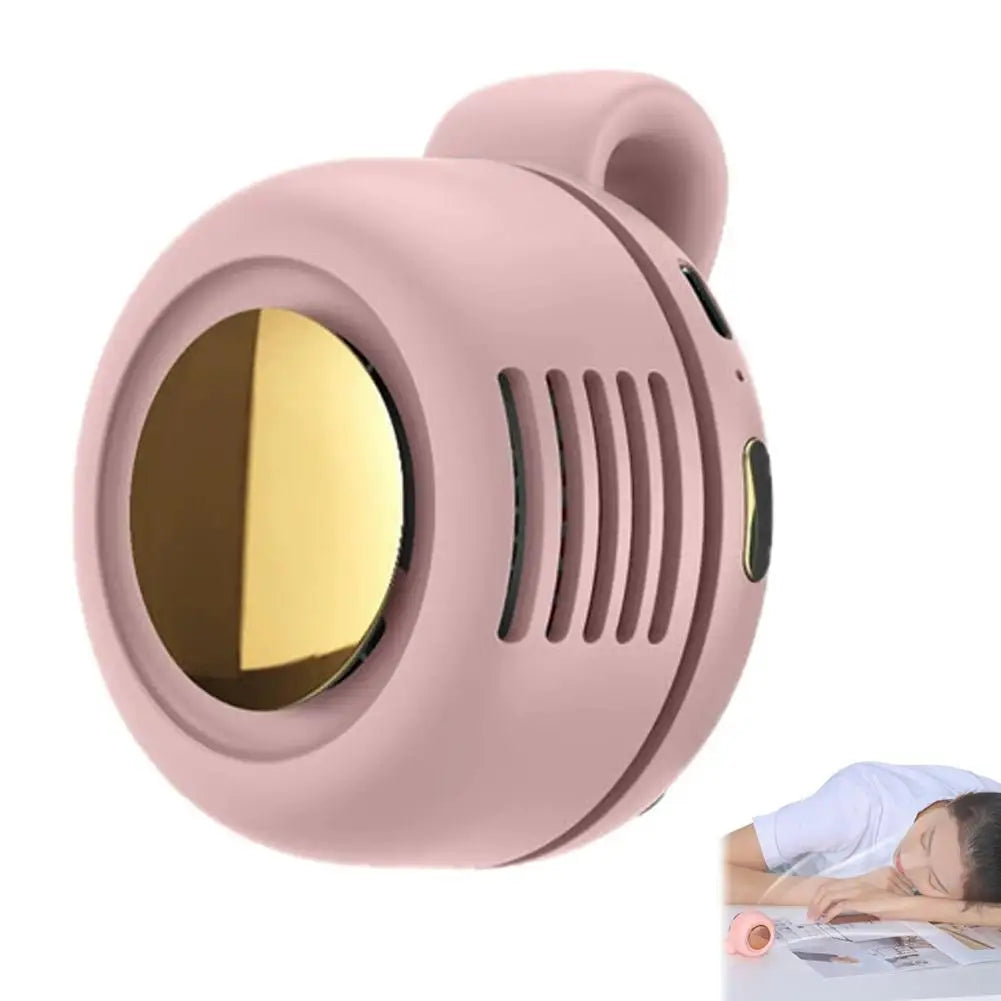 Mini Portable Clip Fan Handheld Waist Hanging Leafless Fan Small Whirlwind Fan For Daily Outdoor Travel Oasis Select