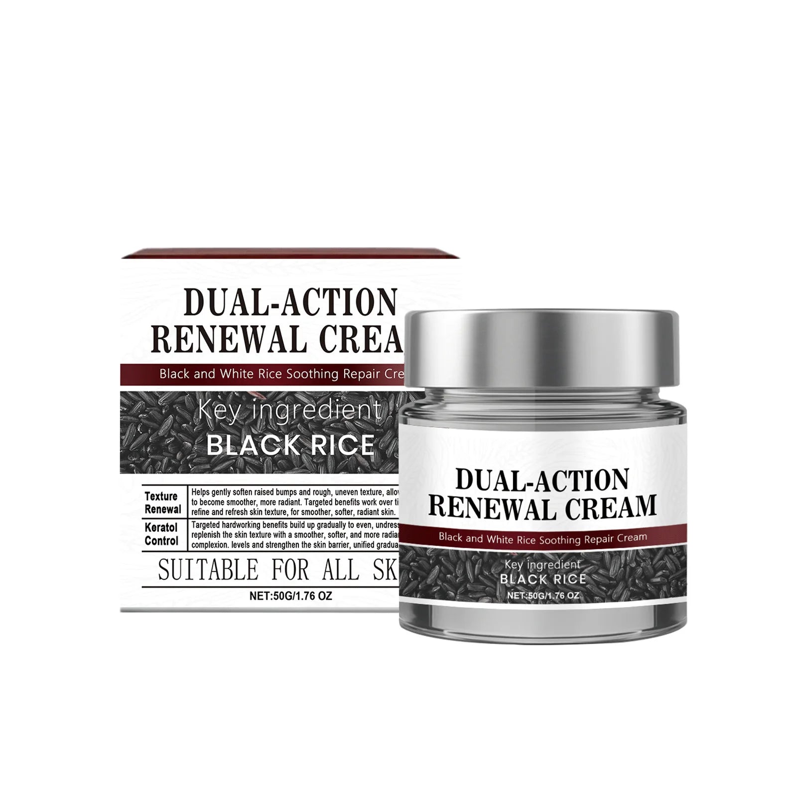 Hoygi Rice Niacinamide Cream – Dry & Sensitive Skin Relief Moisturizing Cream Oasis Select 50g Boxed