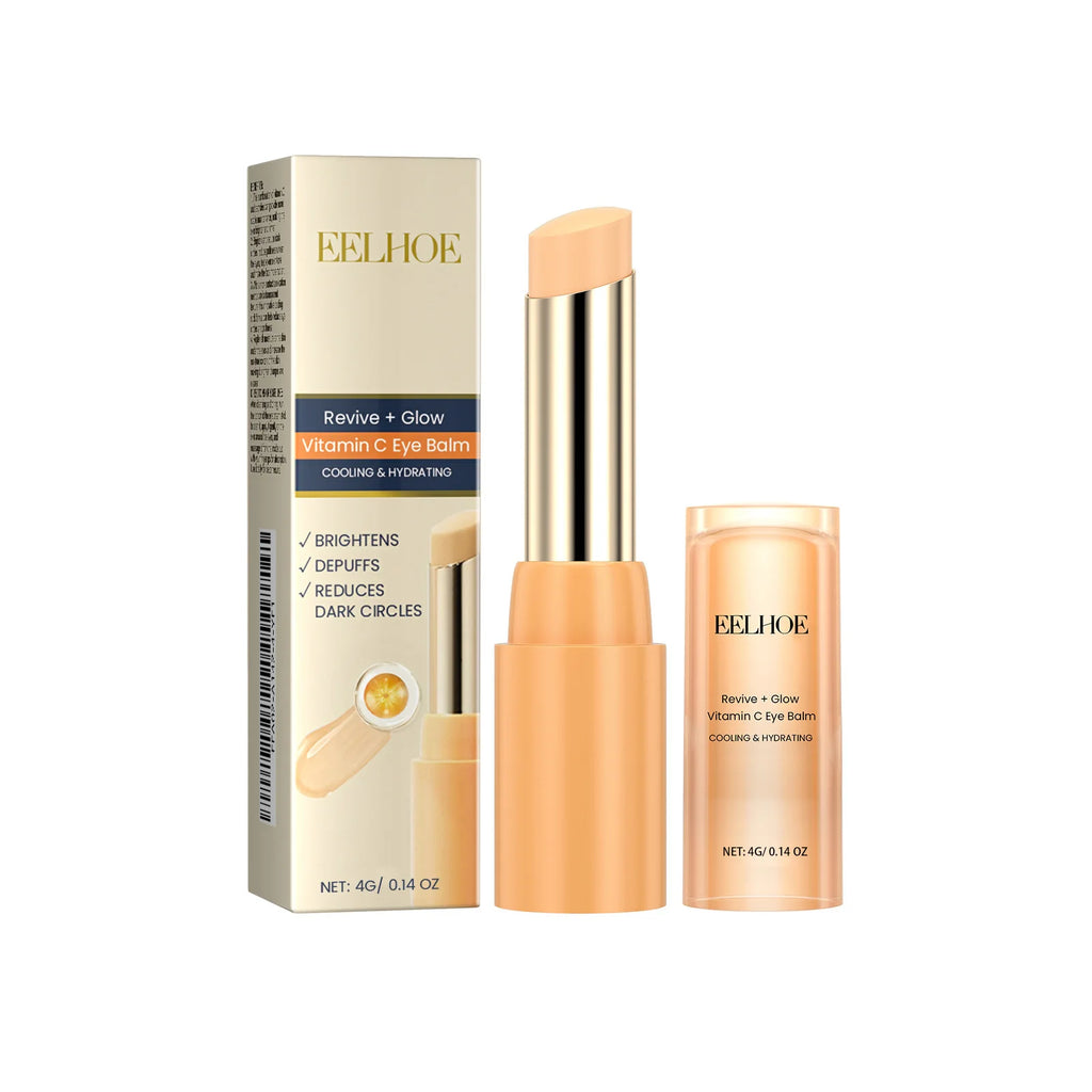 EELHOE Vitamin C Eye Balm Long Lasting Moisturizing Lifting Skin Rejuvenation Deep Nourishment Anti Puffiness Eye Serum Stick Oasis Select 4g