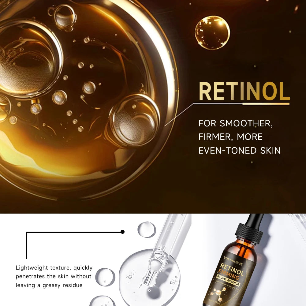 Retinol & Hyaluronic Acid Anti-Aging Facial Serum for Men