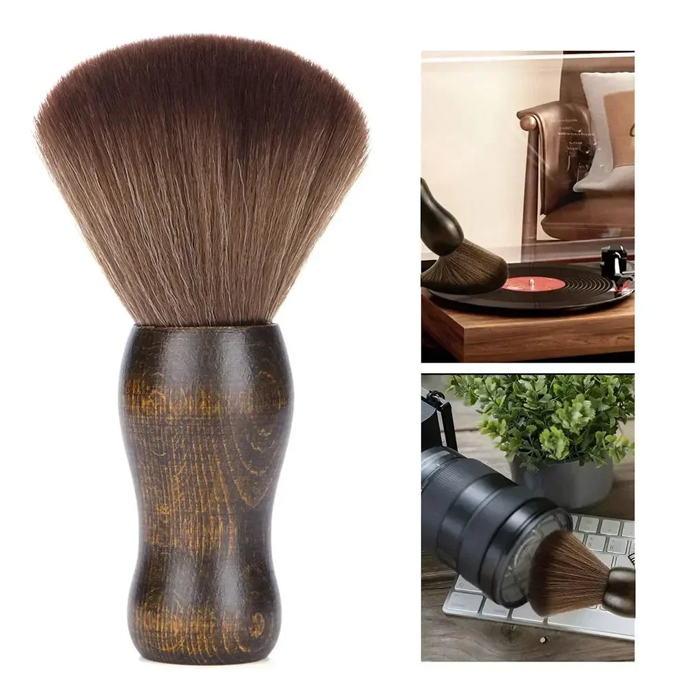Anti-static Soft Fur Camphorwood Cleaning Brush Sweep For CD LP Vinyl Turntable Player Computer Keyboard Dustproof Accessories Oasis Select