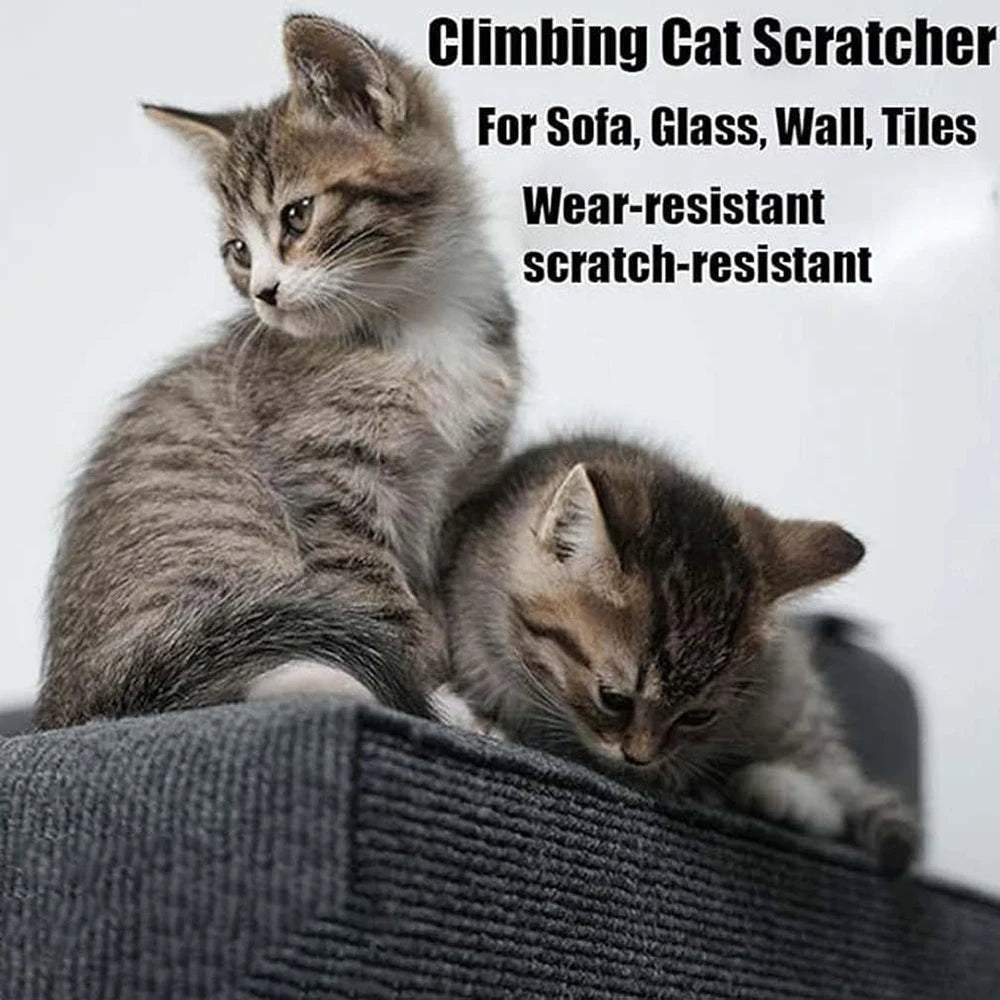 Cuttable Self-Adhesive Cat Scratching Mat | DIY Furniture Guard