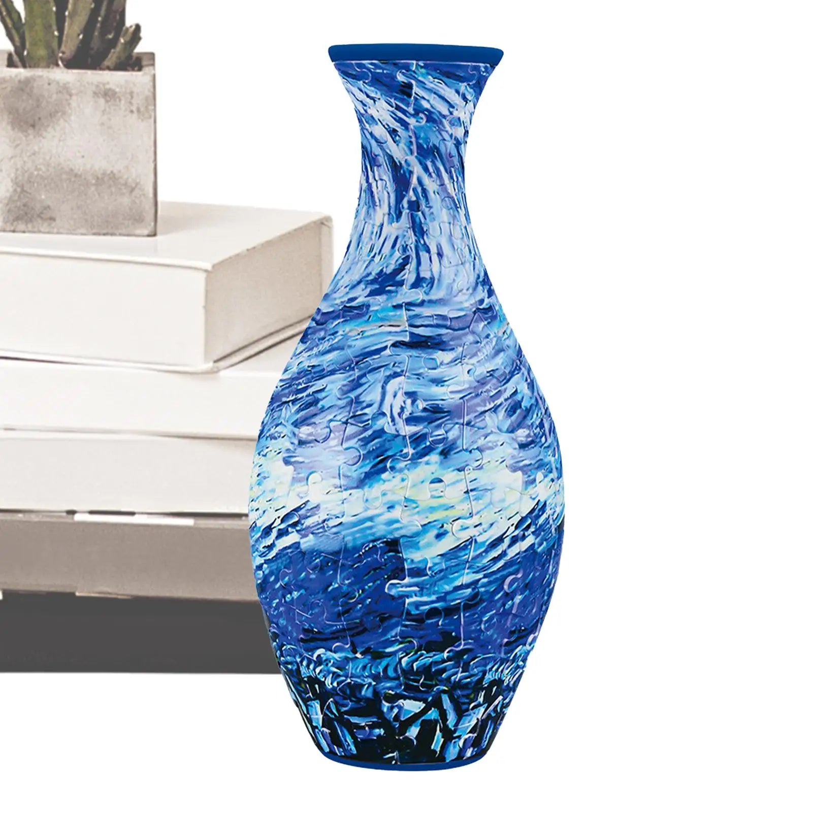 3D Vase Puzzle Puzzle Vase Jigsaw Puzzle Planter Flower Vase Puzzle Made By 160 Curved Puzzle For flower arranging decoration Oasis Select