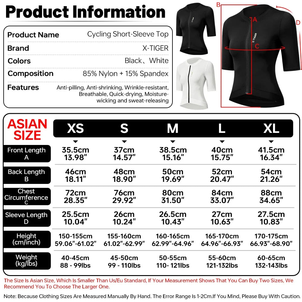 X-TIGER Cycling Jersey Women Breathable Quick-Drying Bicycle Short Sleeve With Pockets Mountain Bike Shirts Cycling Clothing Oasis Select
