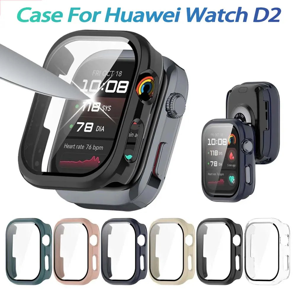 Huawei Watch D2 Tempered Glass + PC Case Screen Protector Watch Protective Case Oasis Select