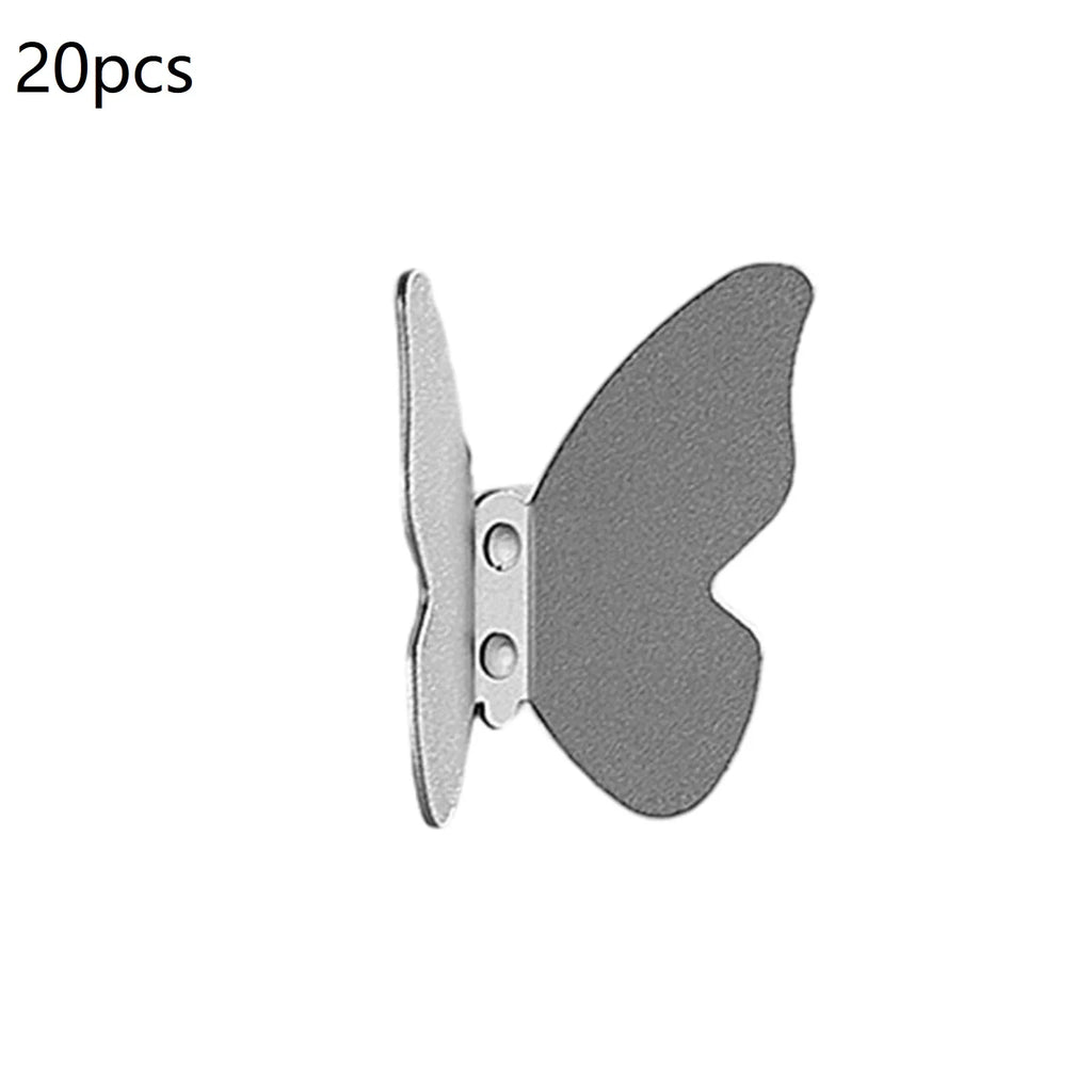 Butterfly Frosted Aluminum Wall Hook – Decorative Storage Hook