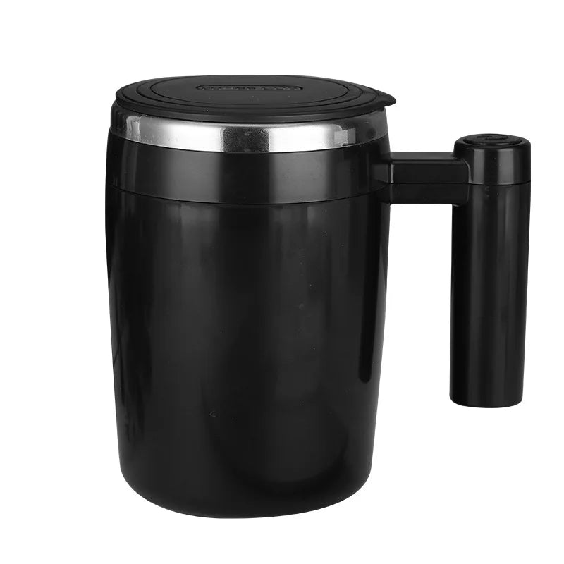 Automatic Self Stirring Magnetic Mug Rechargeable Stir Cup Stainless Steel Coffee Mixing Cup Blender Smart Mixer Shake Cup Oasis Select black