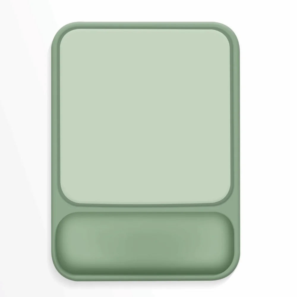 Ergonomic Wrist Rest Mouse Pad Soft Palm Rest Non-Slip Base Hand Pillow Durable Slow Rebound Mouse Mat Office Use Oasis Select Mouse Pad green