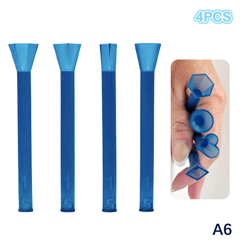 3/4pcs Flower Floral Dotting Tools Set Mandala Dotting Embossing Tools For Rock Art Stamp Pen DIY Graffiti Home Outdoor Oasis Select A6