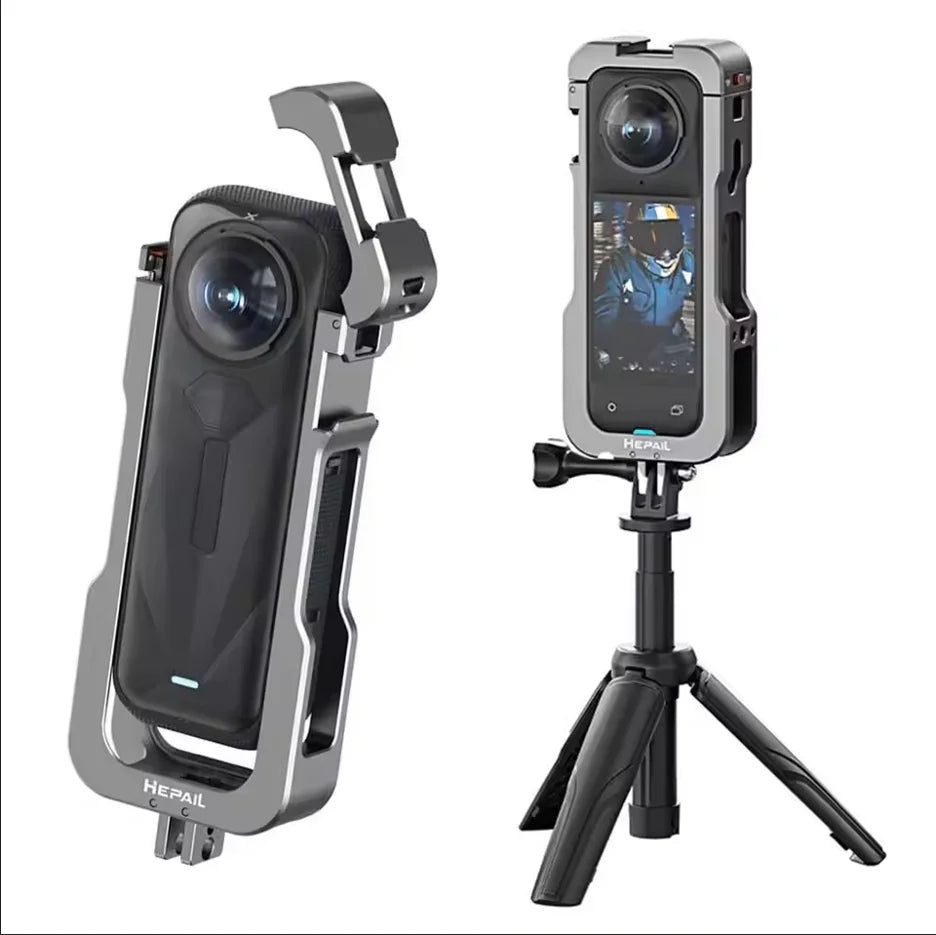Insta360 X5 Metal Frame & Silicone Lens Cover | Anti-Drop Kit