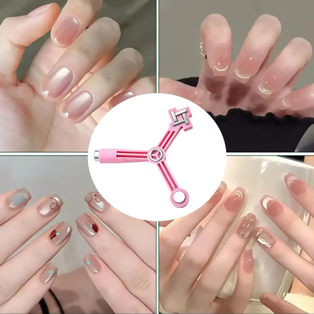 4-in-1 Cat Eye Magnet Tool – Star, Flower & French Nail Art Nail Art Magnet Tool Oasis Select