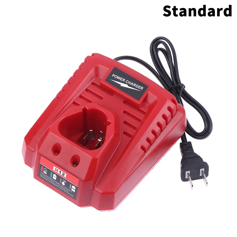 Power Tool Parts For M12 N12 Lithium-Ion Battery Charger 3A Fast Charging Replacement 48-11-2401 48-11-2402 C12B C12BX Oasis Select A1