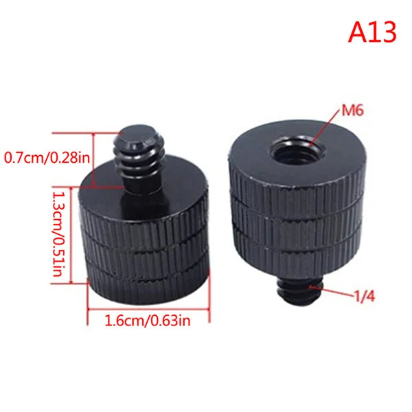 1/4 to M4 M5 M6 M8 M10 Conversion Screw 3/8" Male to Female Thread Screw Mount Adapter Standard for Projector Tripod Oasis Select A13