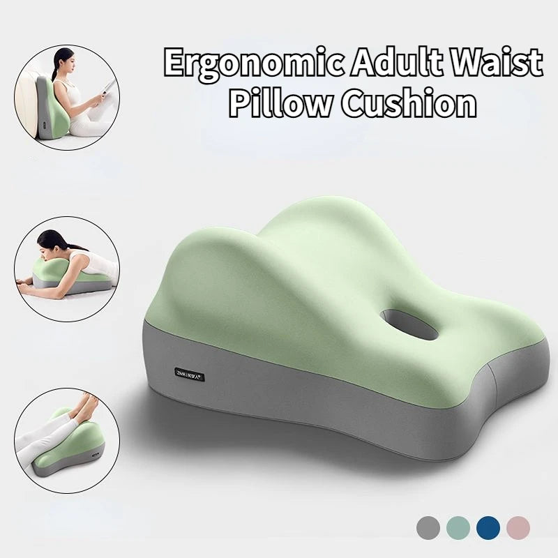 Memory Foam Ergonomic Hip & Waist Cushion – Sofa, Bed & Car
