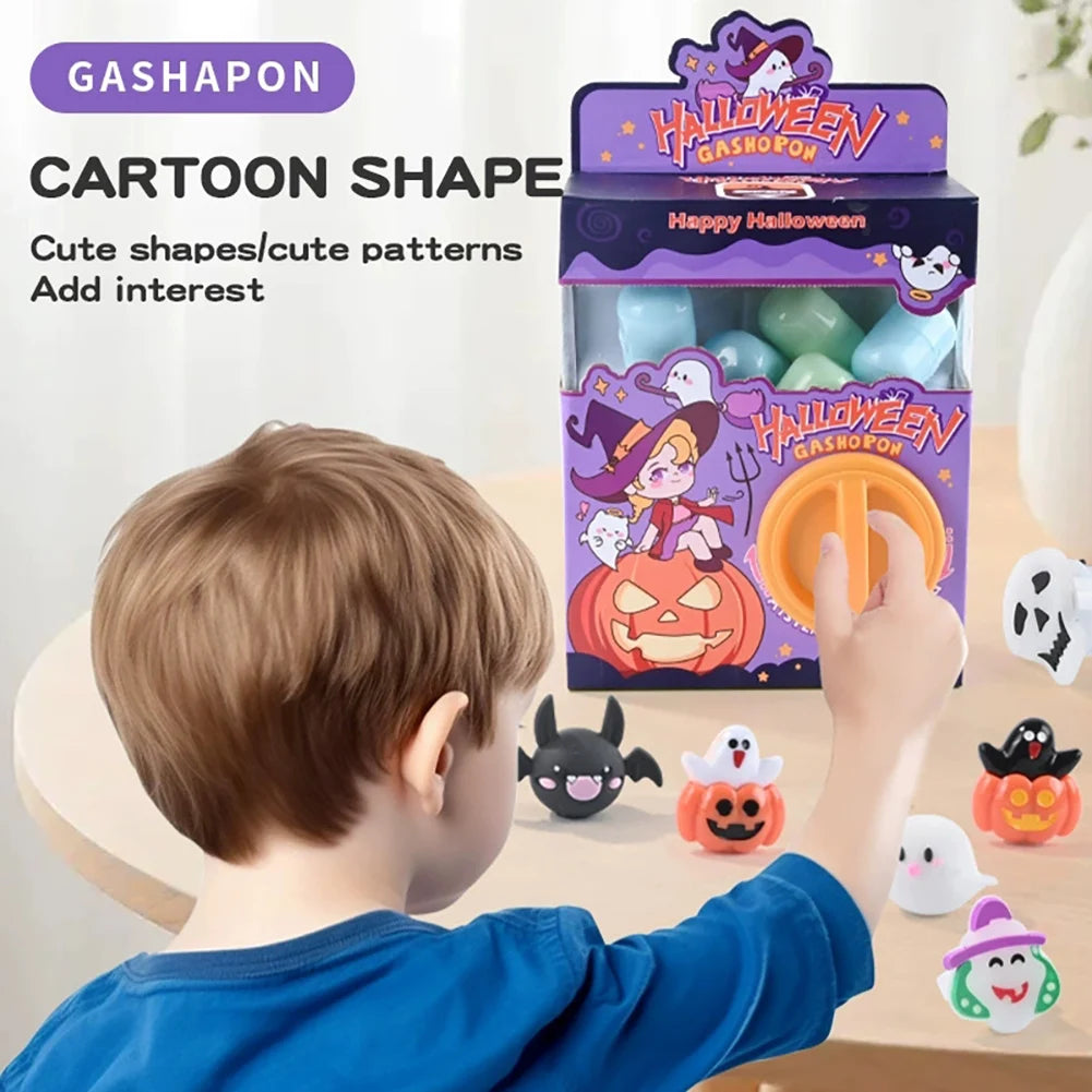 Halloween Mini Claw Machine for Kids – 6 Blind Box Surprises