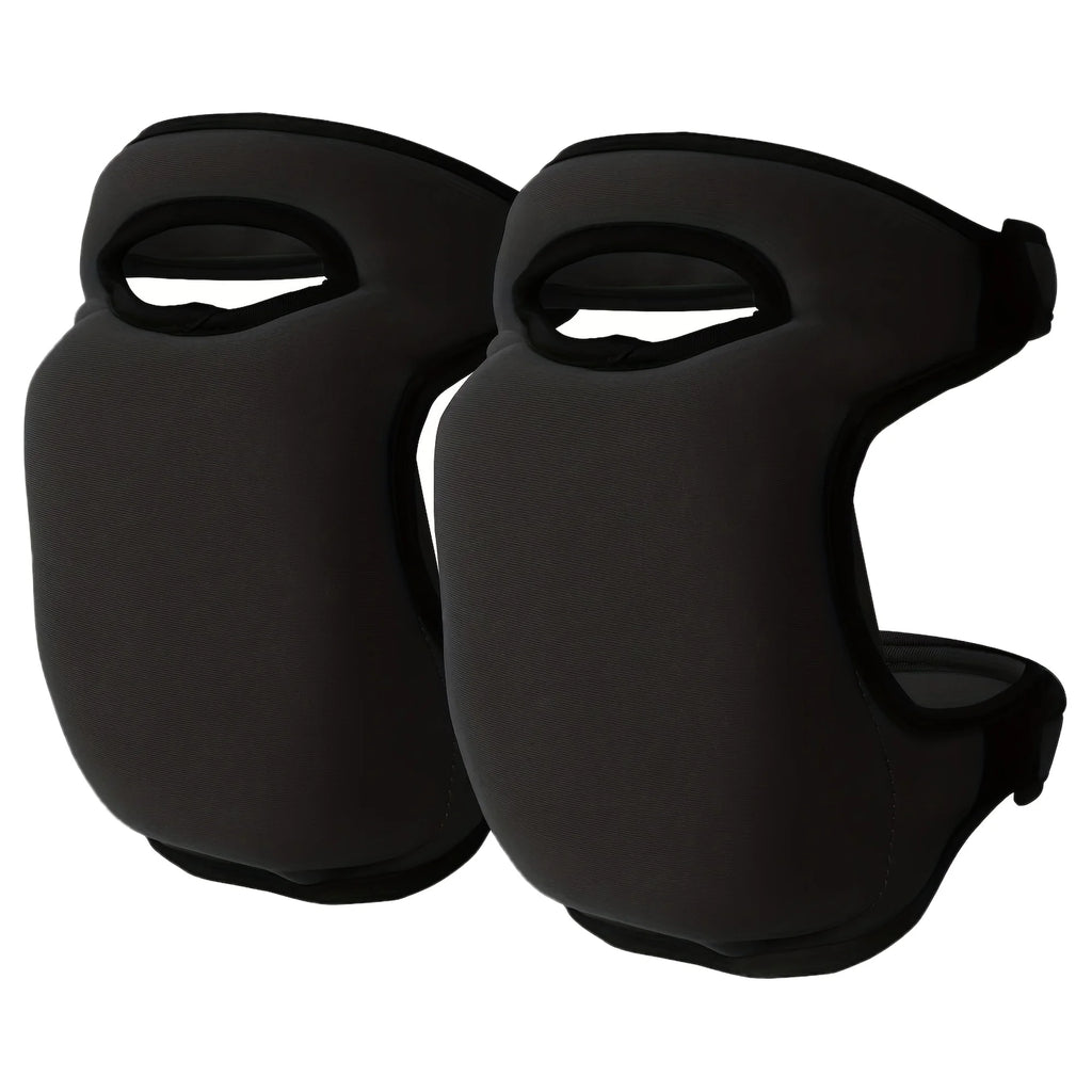 2pcs Extra Thick Memory Foam Gardening Knee Pads - Adjustable Strap, Non-Slip Soft Comfort Protection for Weeding,Floor Cleaning Oasis Select 2pcs black