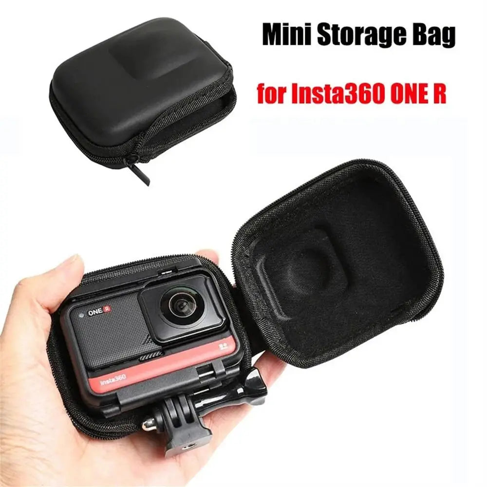 Portable Mini Storage Bag for Insta360 ONE RS R Insta 360 Panoramic Edition Camera Protective Carrying Case PU Box Accessories Oasis Select