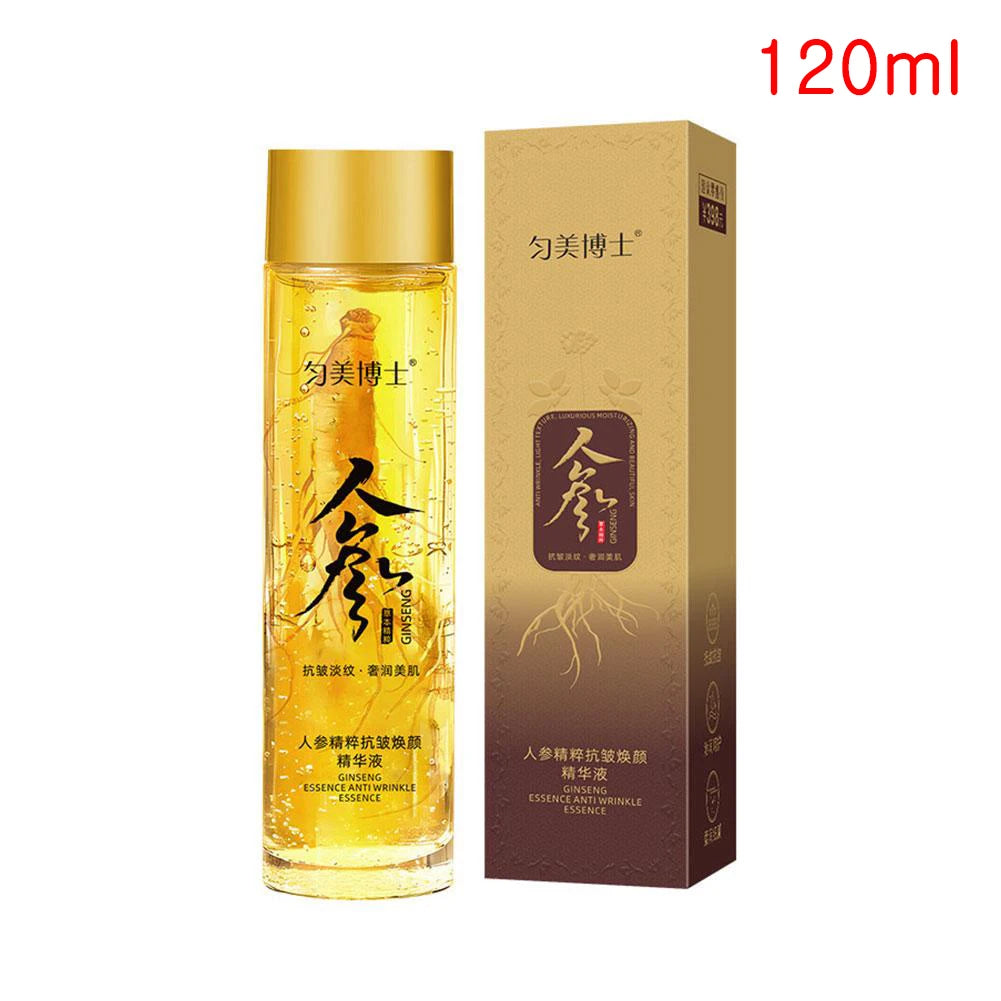 Gold Ginseng Face Essence Polypeptide Anti-wrinkle Lightning Moisturizing Facial Serum with Niacinamide Skin Care Oasis Select 120ml